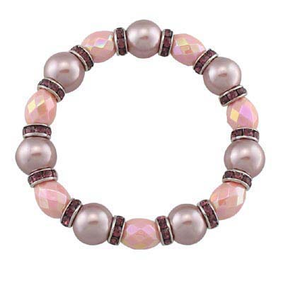 Swarovski Crystal Pearl Beads Bracelet Bangle