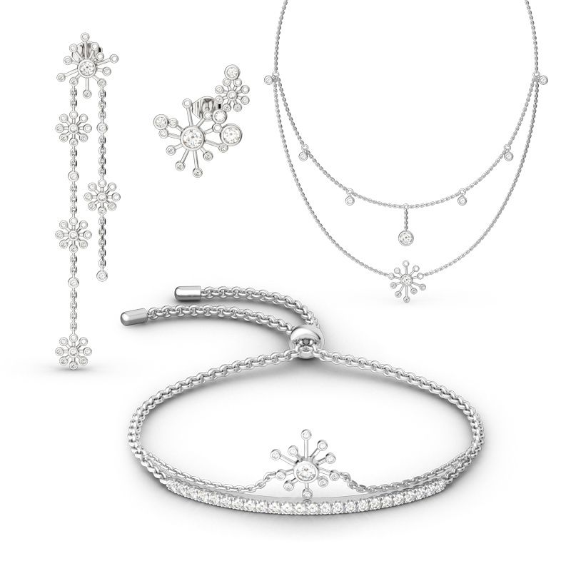 Dandelion Sterling Silver Jewelry Set